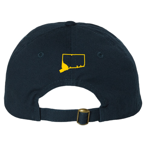 Valucap Bio-Washed Unstructured Hat -- Navy