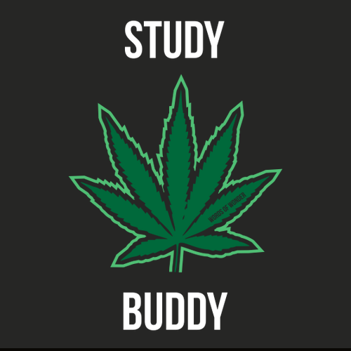 Study Buddy T-Shirt -- Black