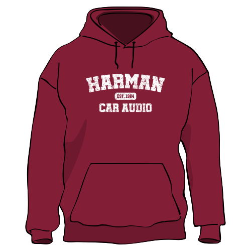 BELLA + CANVAS Sponge Fleece Hoodie -- Cardinal