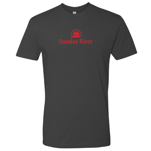 Sunday River Logo 1 Red Ink -- Short sleeve Heavy Metal