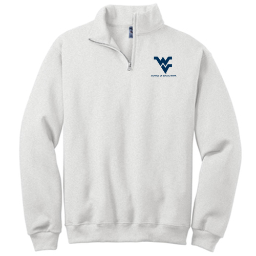 Jerzees 1/4 Zip Cadet Sweatshirt -- Ash