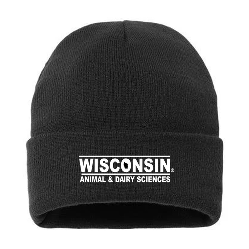 Sportsman Sherpa Lined 12 Cuffed Beanie -- Black