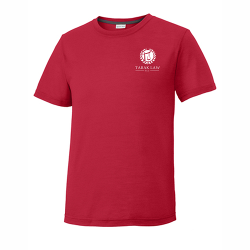 Sport-Tek Youth Posicharge Competitor Cotton Touch Tee -- Deep Red