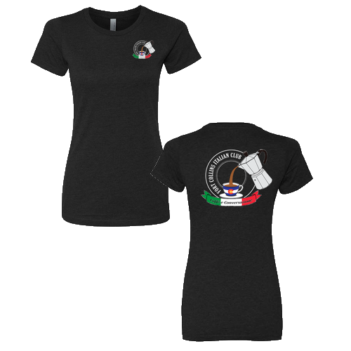 60/40 Cotton/Poly CVC T-shirts -- Women’s styling -- Black