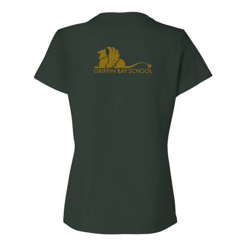 Hanes Ladies Perfect-T Cotton T-Shirt -- Deep Forest