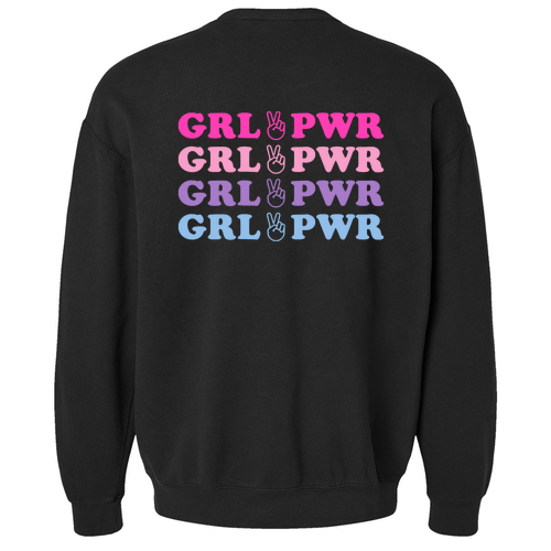 Comfort Colors Lightweight Adult Ringspun Crewneck Sweatshirt -- Black