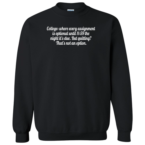 Gildan Heavy Blend Crew Neck Sweatshirt -- Black