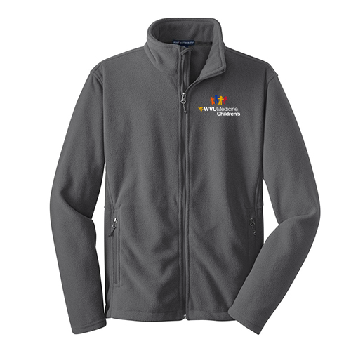 WVU Medicine Children's Port Authority Value Fleece Jacket -- Iron Grey