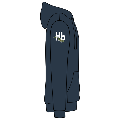 Allmade® Unisex Organic CVC Fleece Pullover Hoodie -- Rebel Blue