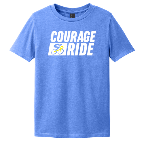 Youth District Perfect Blend Cvc Tee -- Heathered Royal
