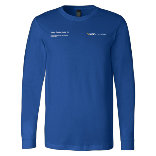 Bella Canvas Unisex Jersey Longsleeve Tee -- True Royal