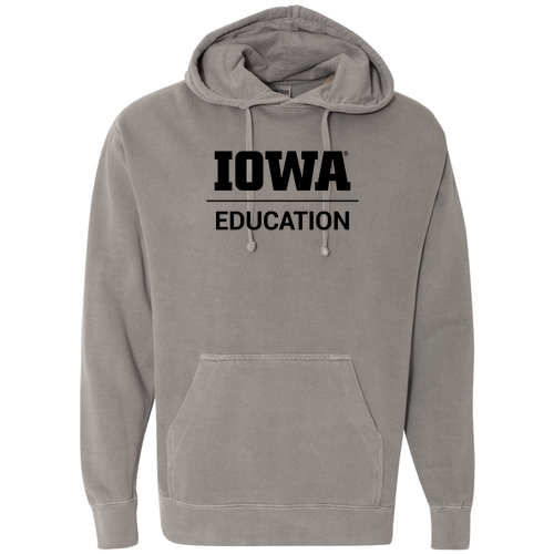 Comfort Colors Garment Dyed Hooded Pullover Sweatshirt -- Grey