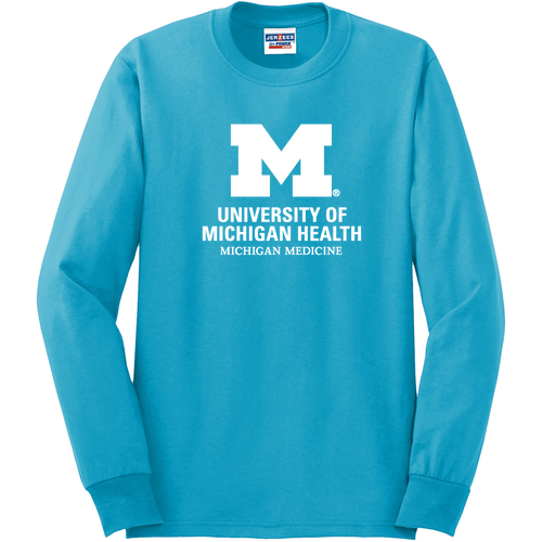 Jerzees Dri-Power Active Longsleeve Tee -- California Blue