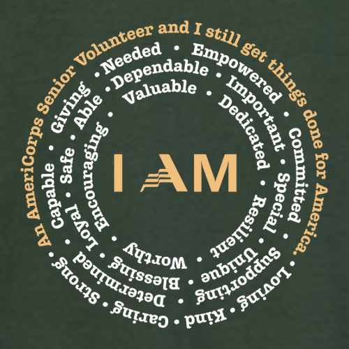 (Plus Sizes Only) I Am Longsleeve -- Dark Green