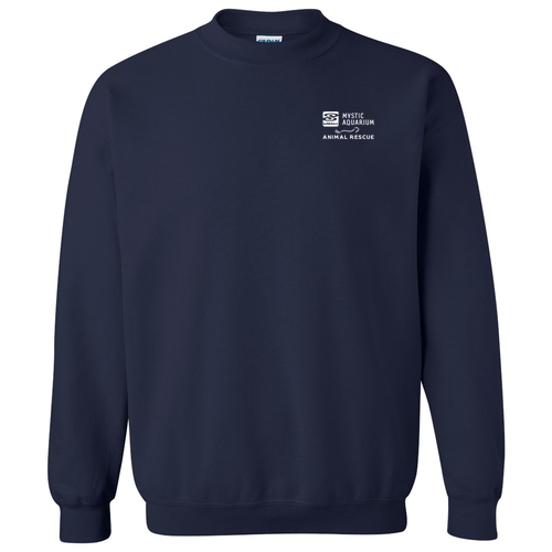Mystic Aquarium Animal Rescue Program Crew Neck Sweatshirt (Navy)