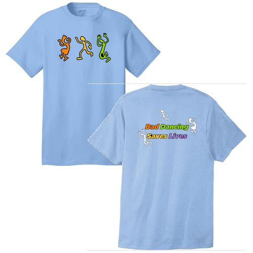 Port and Company 5.4 oz Cotton T-Shirt -- Light Blue