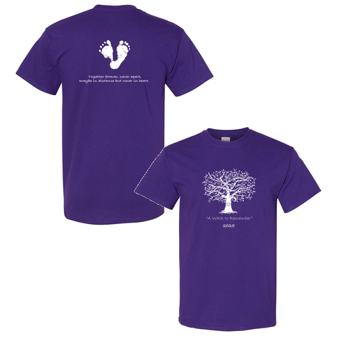 Mens/Unisex Gildan Heavy Cotton Basic T-Shirt -- Purple