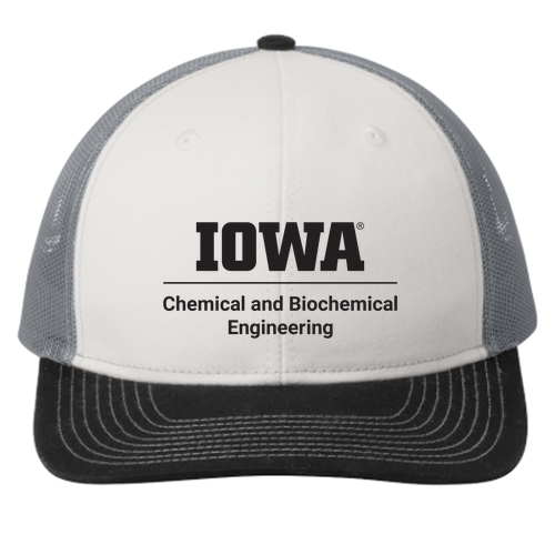 Port Authority Snapback Trucker Cap -- White / Black / Gusty Grey