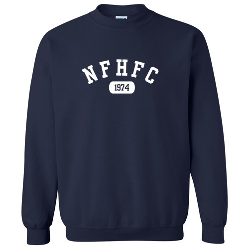 Navy Gildan Crewneck Sweatshirt