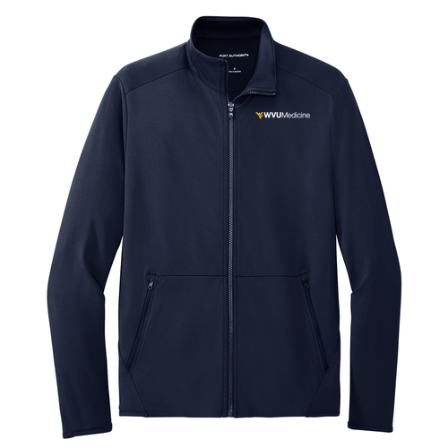 Port Authority ® Accord Stretch Fleece Full-Zip -- Navy