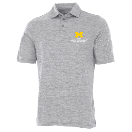 Charles River Space Dye Polo -- Grey, $41