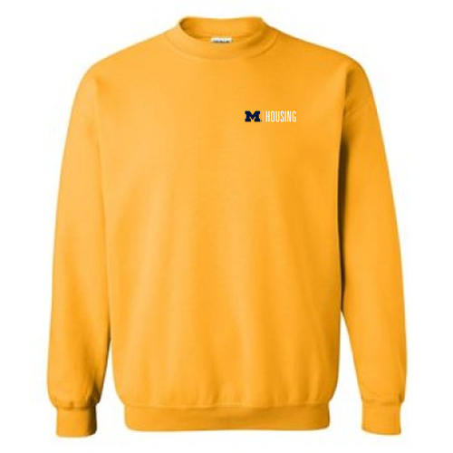 Gildan Heavy Blend Crewneck Sweatshirt -- Gold