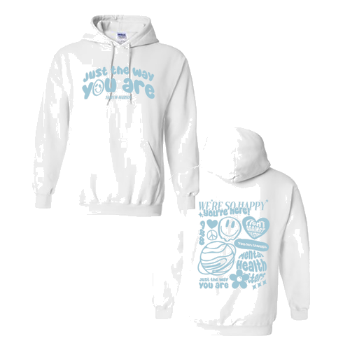 Gildan Heavy Blend Hooded Sweatshirt -- White