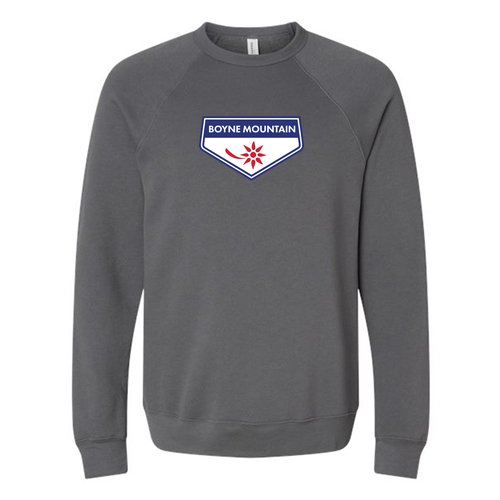 Boyne Mountain Logo 1 Full color -- Crewneck Sweatshirt Asphalt