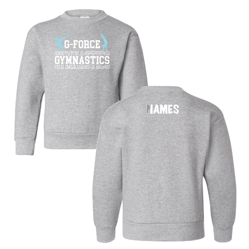 Youth Crewneck Sweatshirt -- Light Steel