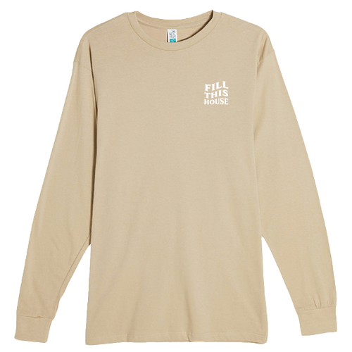 Lane Seven Heavyweight Long Sleeve T-Shirt -- Mushroom