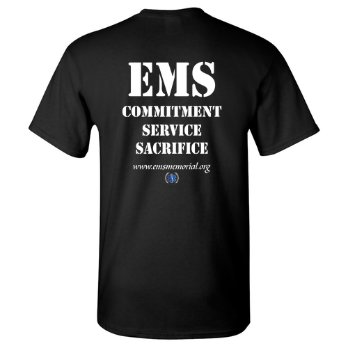 National EMS Memorial Unisex Tee Black