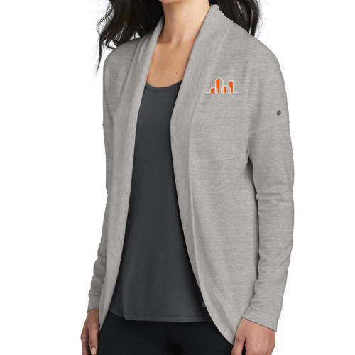 OGIO Ladies Luuma Cocoon Fleece -- Petrol Grey Heather
