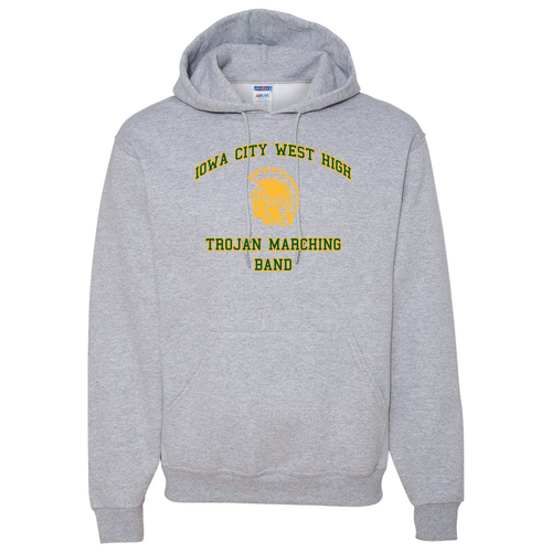 Jerzees 8 oz 50/50 Nublend Adult Hooded Sweatshirt -- Athletic Heather