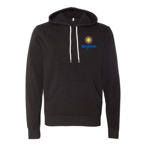 Brighton Logo 2 Full color -- Pullover Hooded Sweatshirt Black