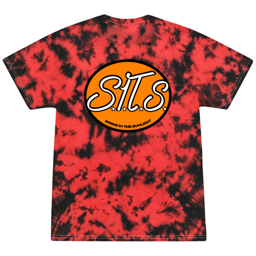 S.I.T.S. Crystal Wash T-Shirt -- Crystal Red / Black