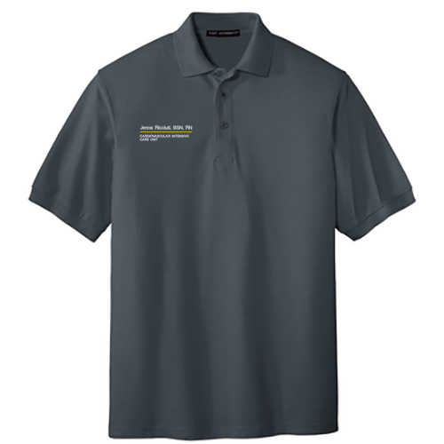 Port Authority Silk Touch Sport Shirt -- Steel Grey