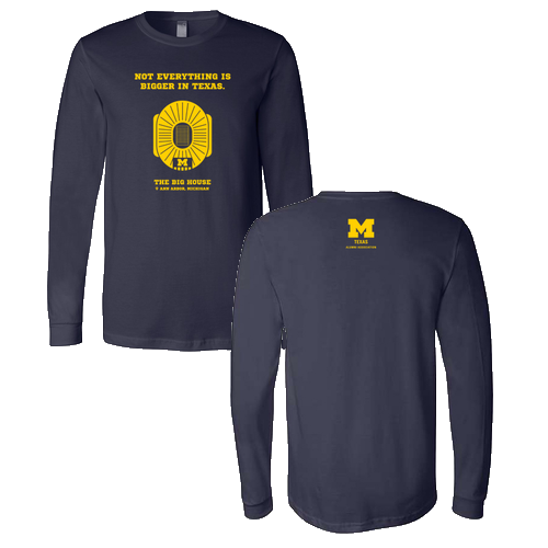 Bella Canvas Soft Fitted Jersey Longsleeve Tee -- Navy