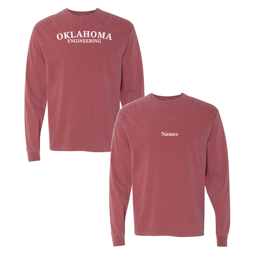 Comfort Colors Ringspun Long Sleeve Tee -- Brick