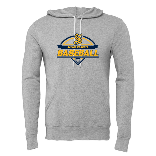 BELLA + CANVAS Sponge Fleece Hoodie -- Athletic Heather