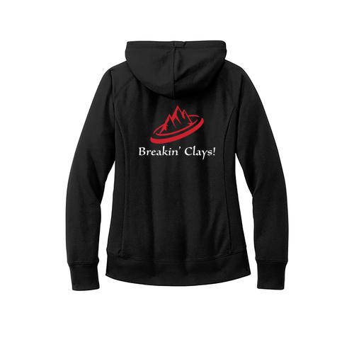 Breakin' Clays Ladies Hoodie- Black
