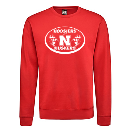 J. America BTB Fleece Crew -- Red