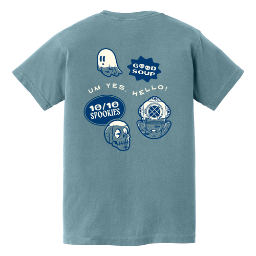 Comfort Colors Youth Garment-Dyed Heavyweight T-Shirt -- Ice Blue