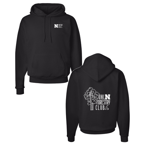 Forestry Club Hoodie -- Black