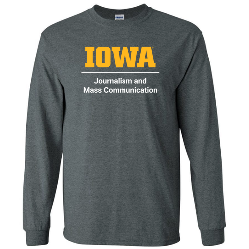 Gildan Heavy Cotton Longsleeve Basic T-Shirt -- Dark Heather