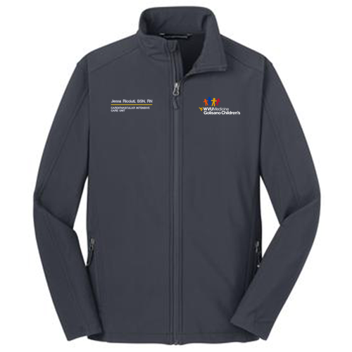 Port Authority Core Soft Shell Jacket -- Battleship Grey