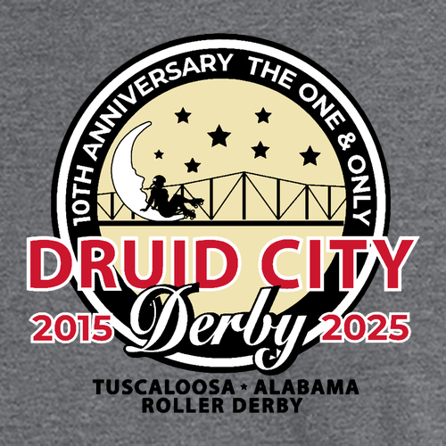 Druid City Derby Anniversary Short Sleeve Hoodie