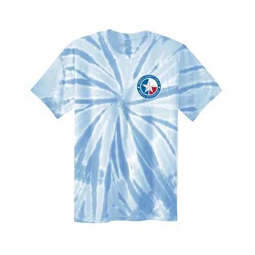 Port and Company Tie Dye Tee Youth -- Light Blue