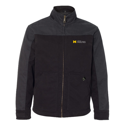 DRI DUCK Horizon Boulder Cloth Canvas Jacket -- Black / Charcoal