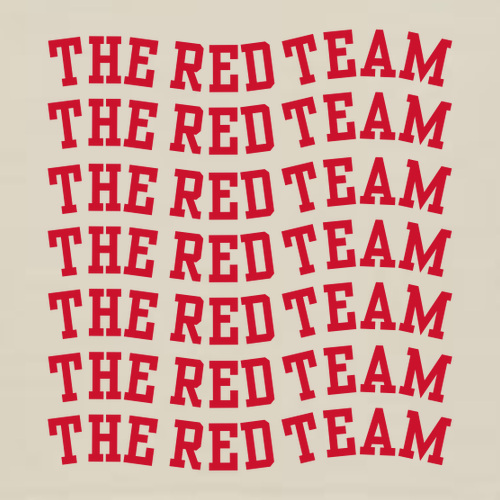 The Red Team Hooded Sweatshirt -- Oyster