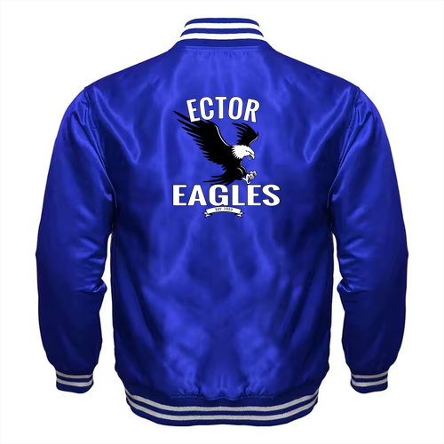 Shaka Wear Men's Varsity Bomber Jacket -- Royal